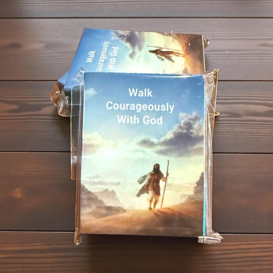 Covered Mini Sticky Notes - Walk Courageously Gift