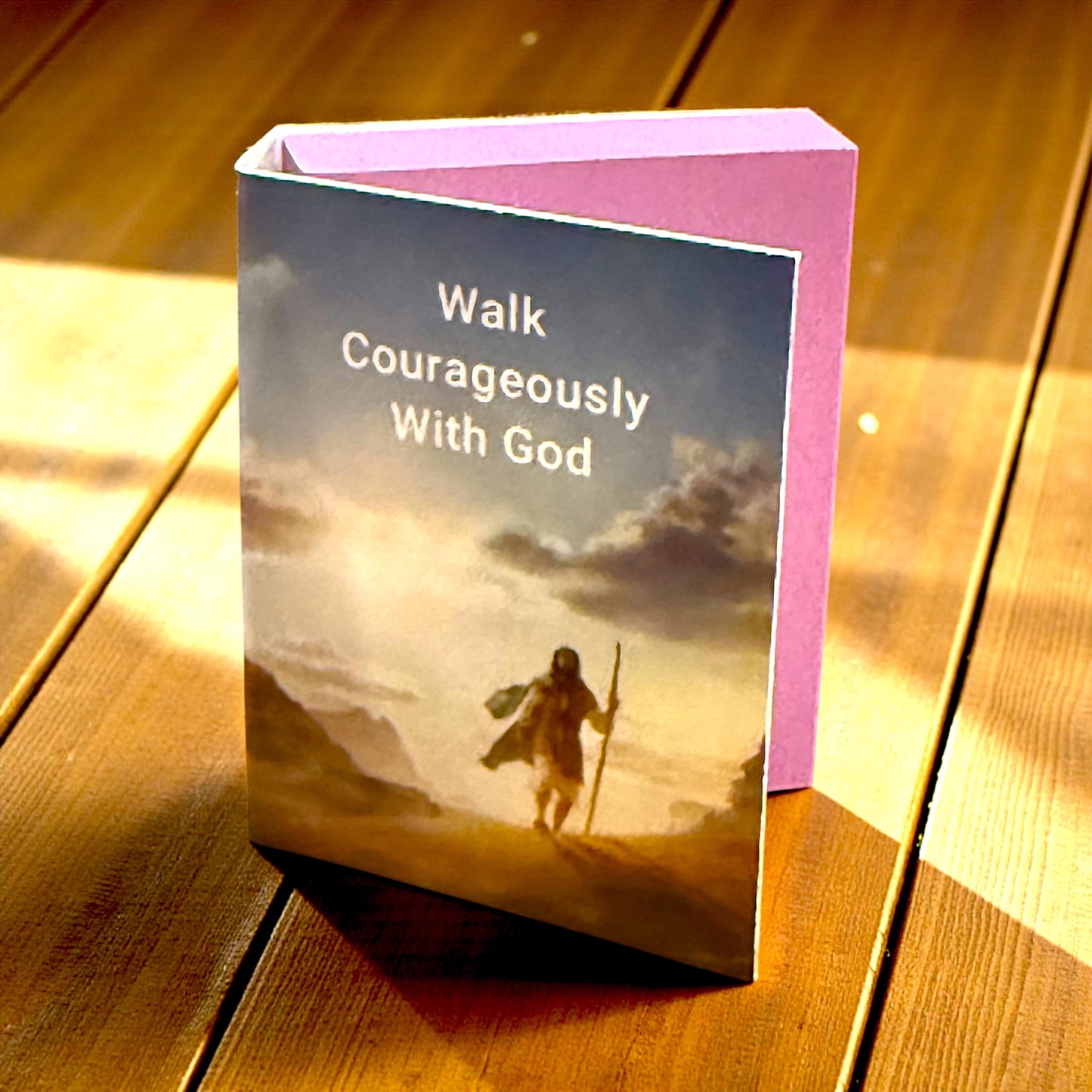 Covered Mini Sticky Notes - Walk Courageously Gift