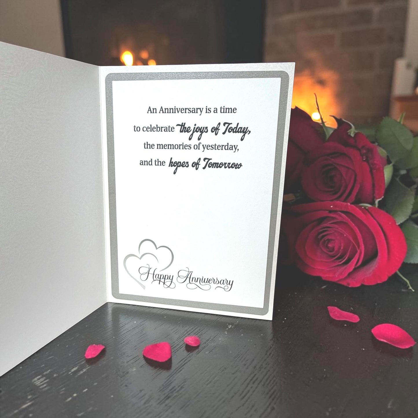 Custom Cutout Milestone Anniversary Card (5x7)