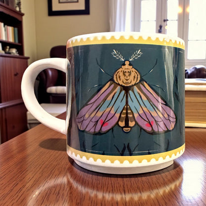 Vintage Stamp Bug Mug - 10oz