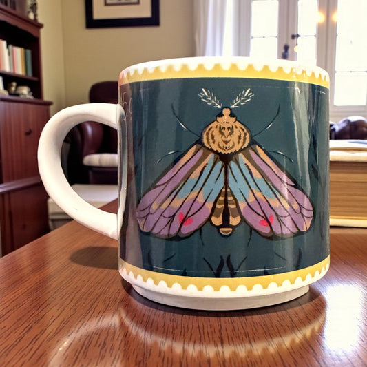 Vintage Stamp Bug Mug - 10oz