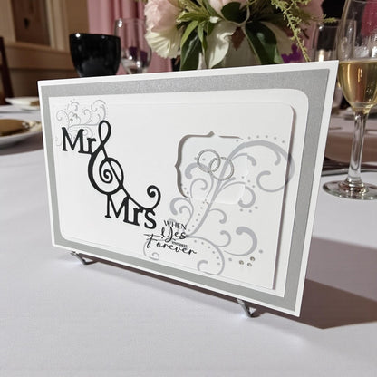Mr & Mrs Forever Wedding Greeting Card (5x7)