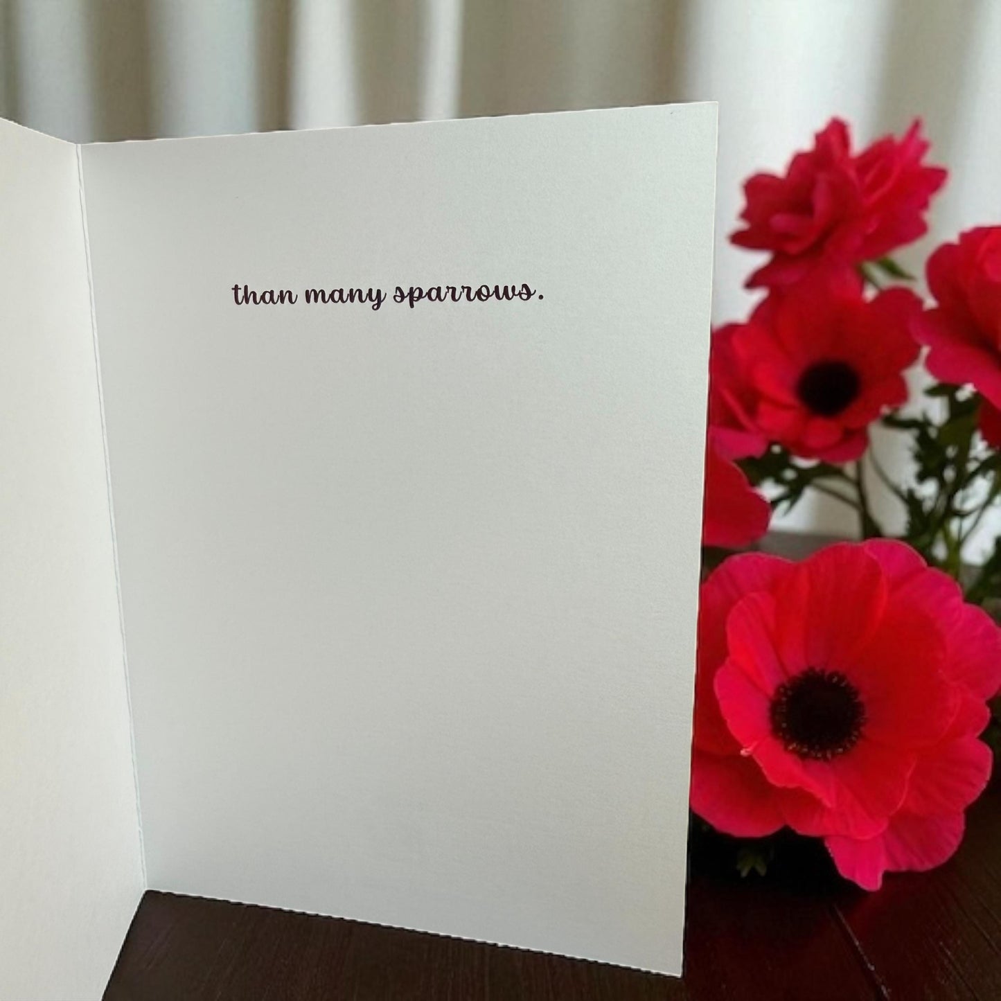 Many Sparrows Greeting Card (5x7)