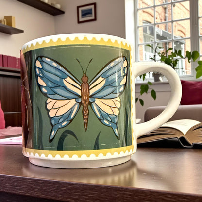 Vintage Stamp Bug Mug - 10oz