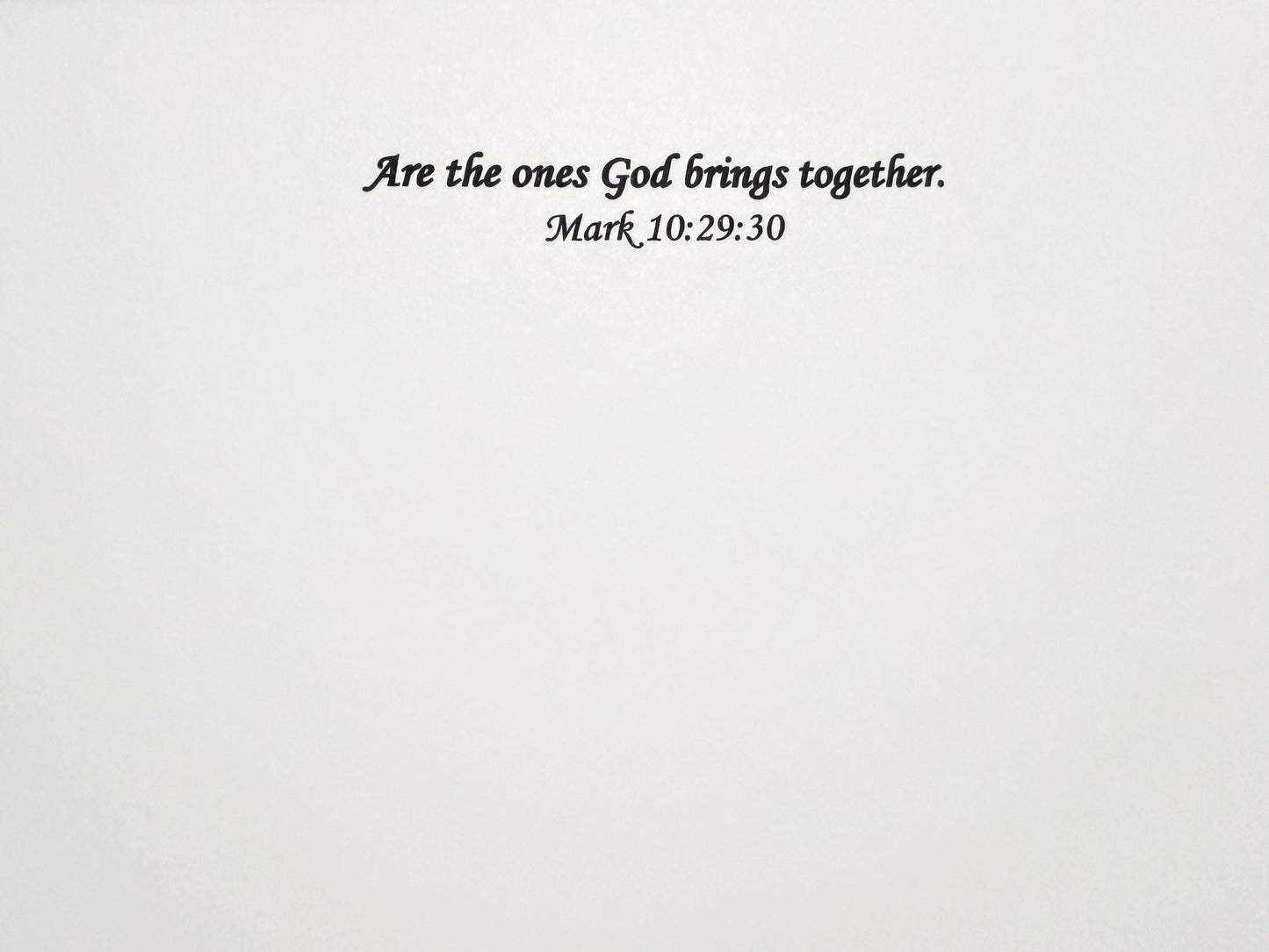 Best Families Greeting Card (5x7) Mark 10:29, 30