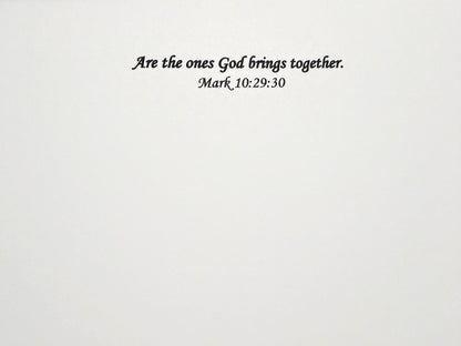 Best Families Greeting Card (5x7) Mark 10:29, 30