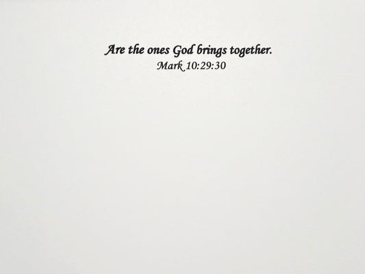 Best Families Greeting Card (5x7) Mark 10:29, 30