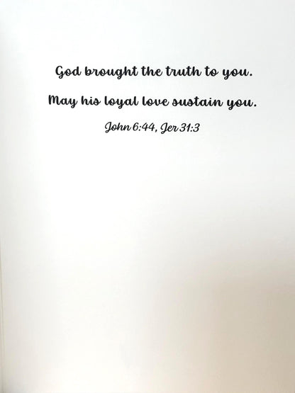 There is a Reason Greeting Card (5x7) John 6:44 Jeremiah 31:3