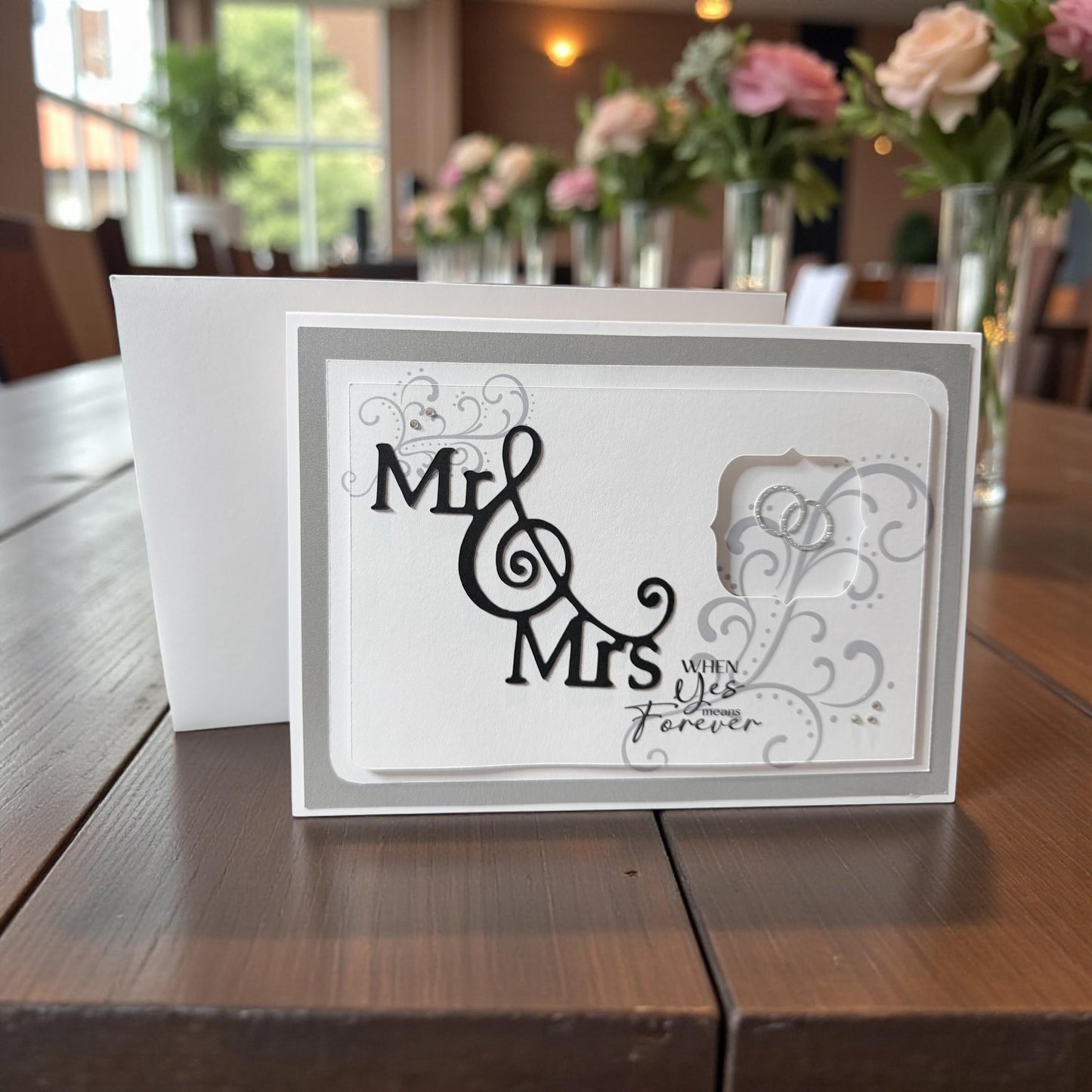 Mr & Mrs Forever Wedding Greeting Card (5x7)