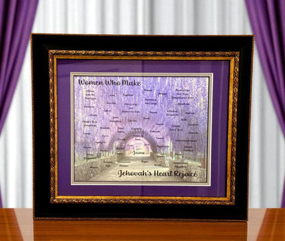 The Lydia Print (framed) with Card