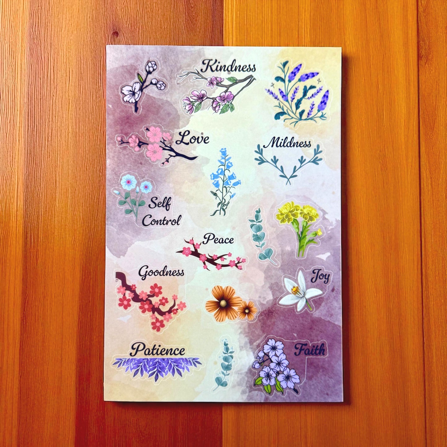 JW Waterproof Sticker Sheet Set - Scriptural Thoughts