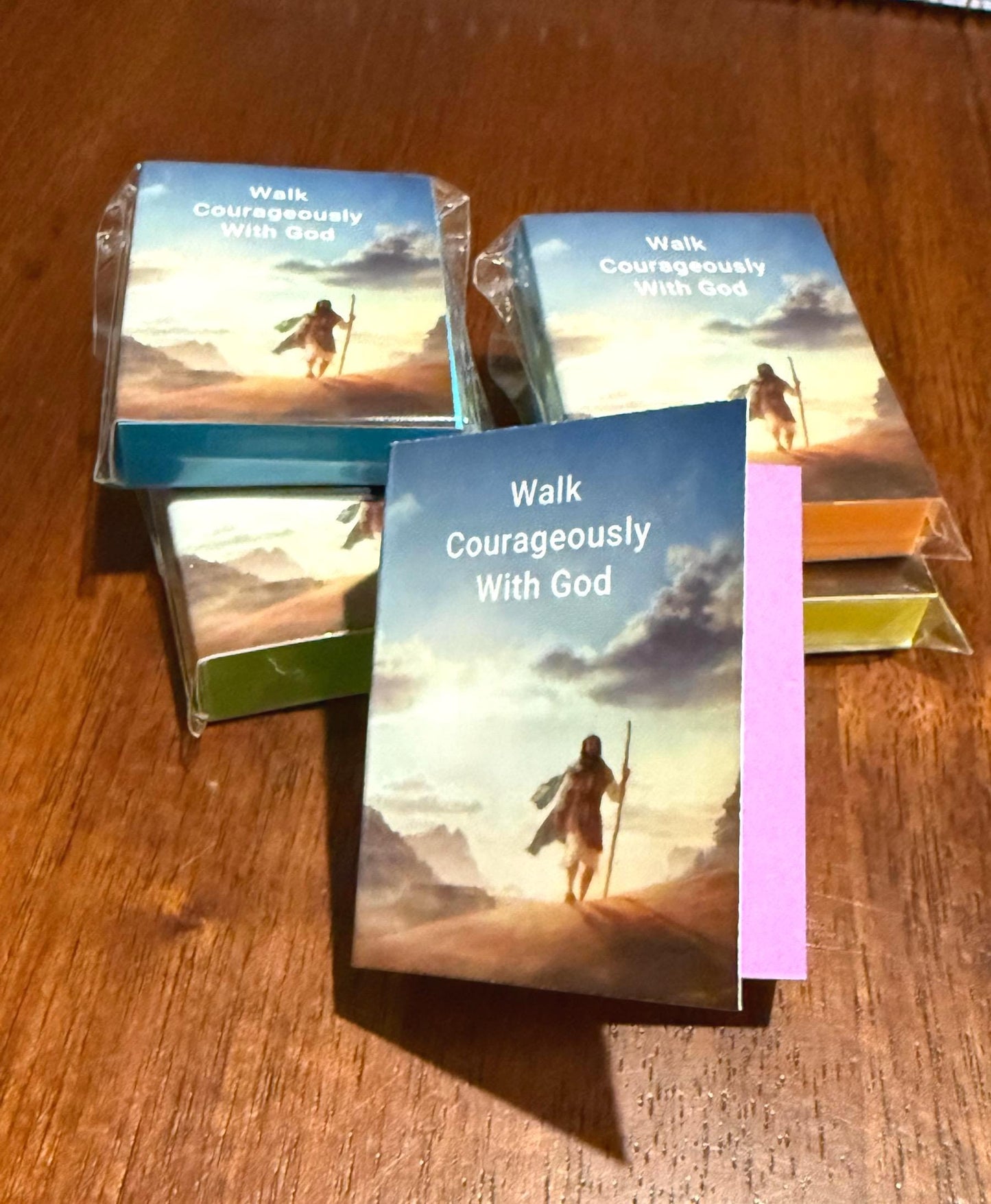 Covered Mini Sticky Notes - Walk Courageously Gift