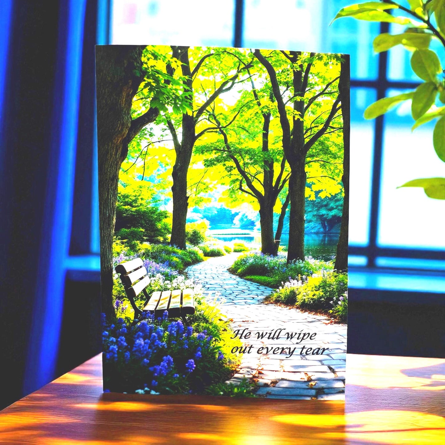Wipe Out Every Tear Greeting Card (5x7) Revelation 21:4