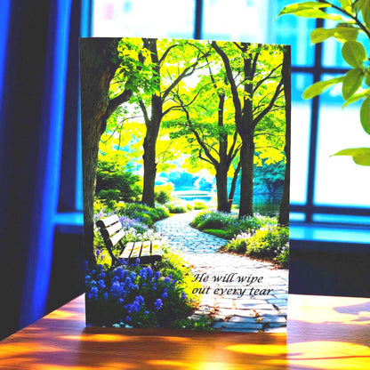 Wipe Out Every Tear Greeting Card (5x7) Revelation 21:4