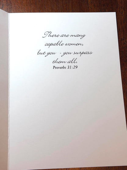 More Than Corals Greeting Card (5x7) Prov 31:29