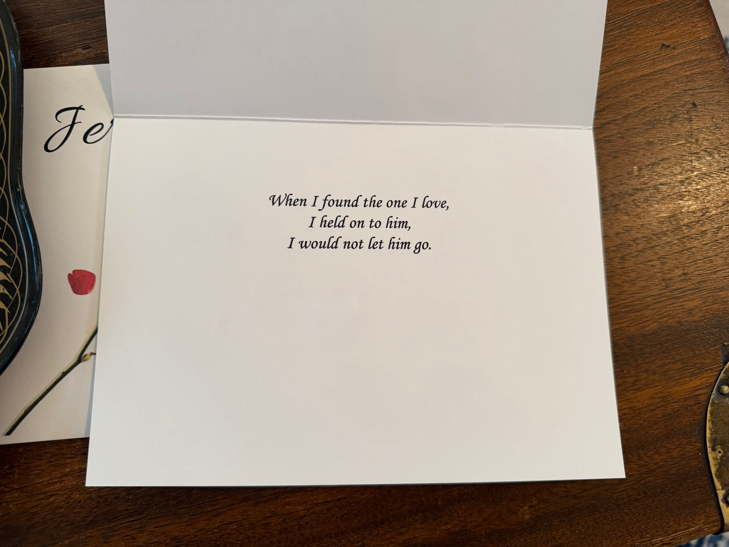 Rose Petals Anniversary Greeting Card (5x7)