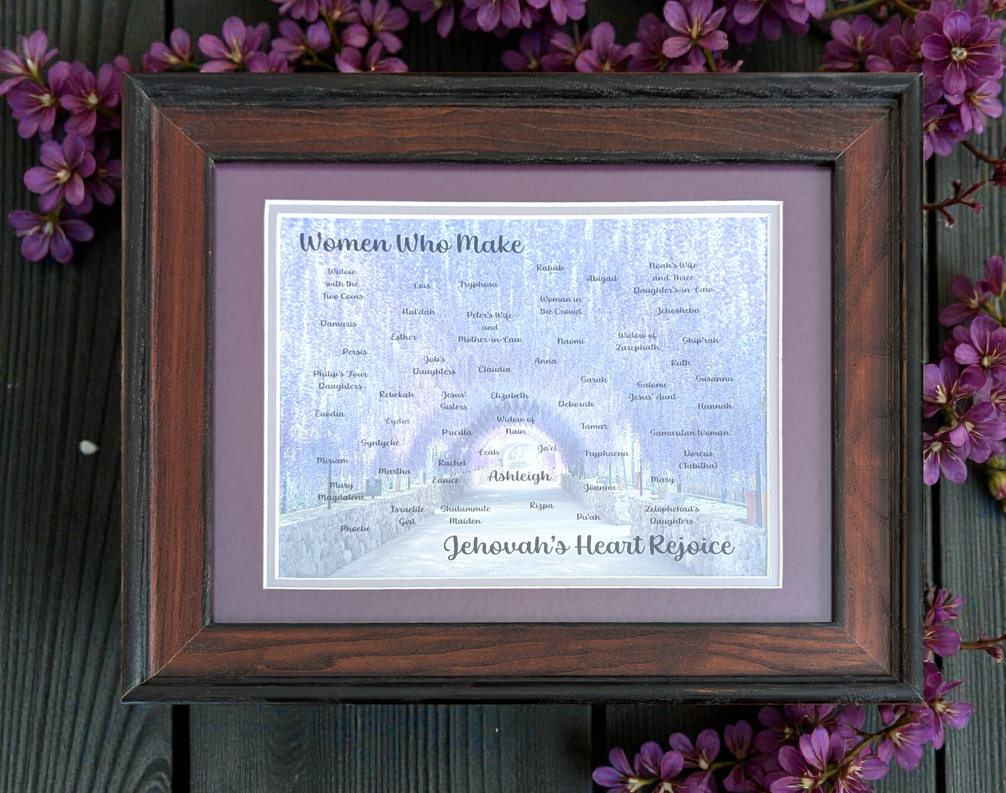 The Lydia Print (framed) with Card