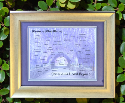 The Lydia Print (framed) with Card
