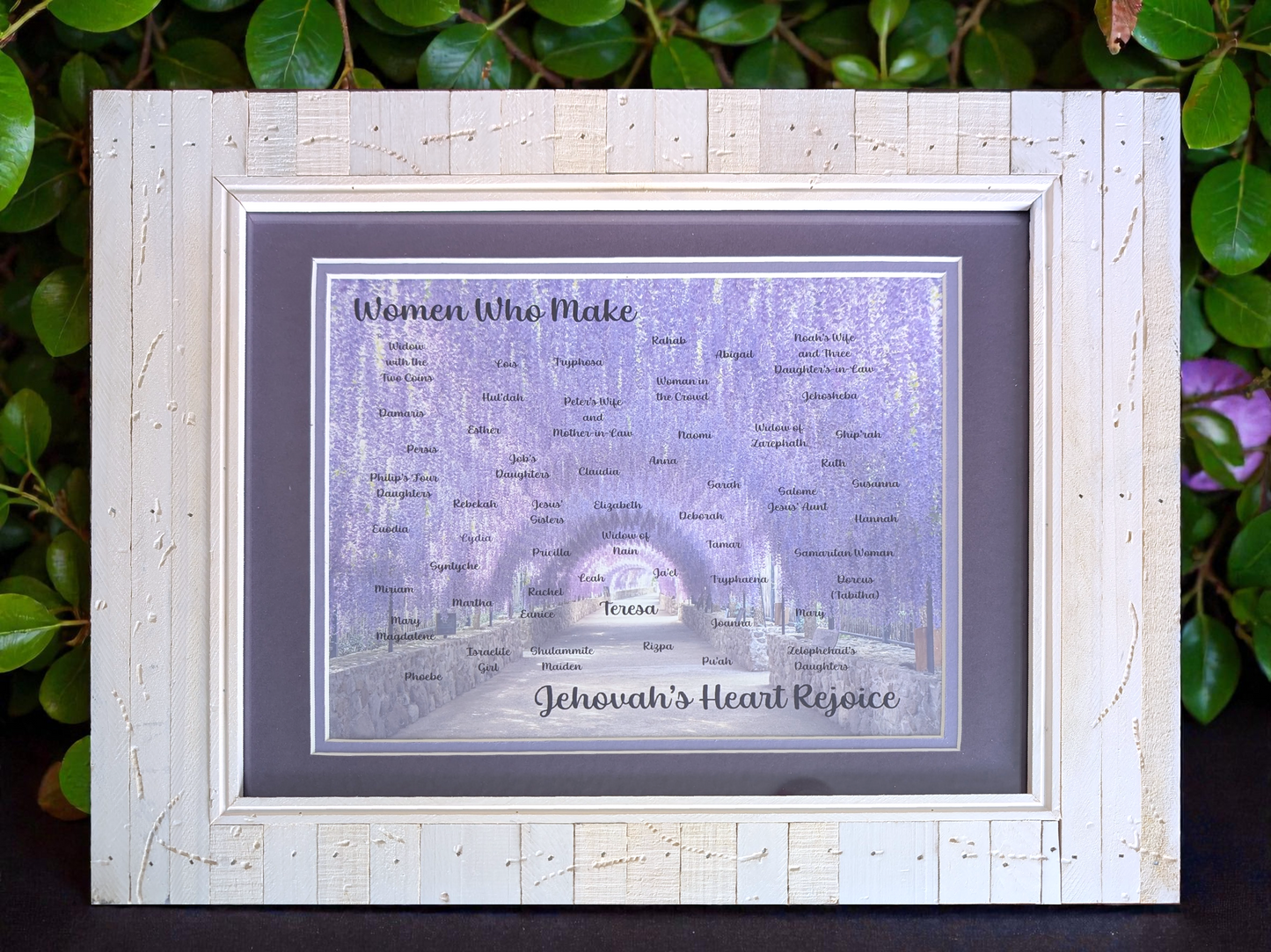 The Lydia Print (framed) with Card
