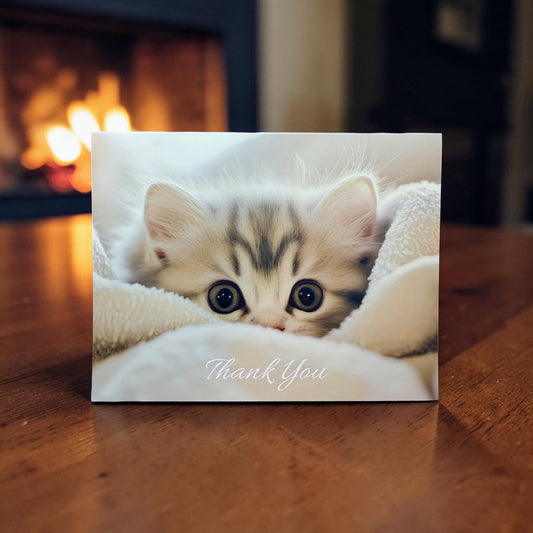 Kitten Thank You Card
