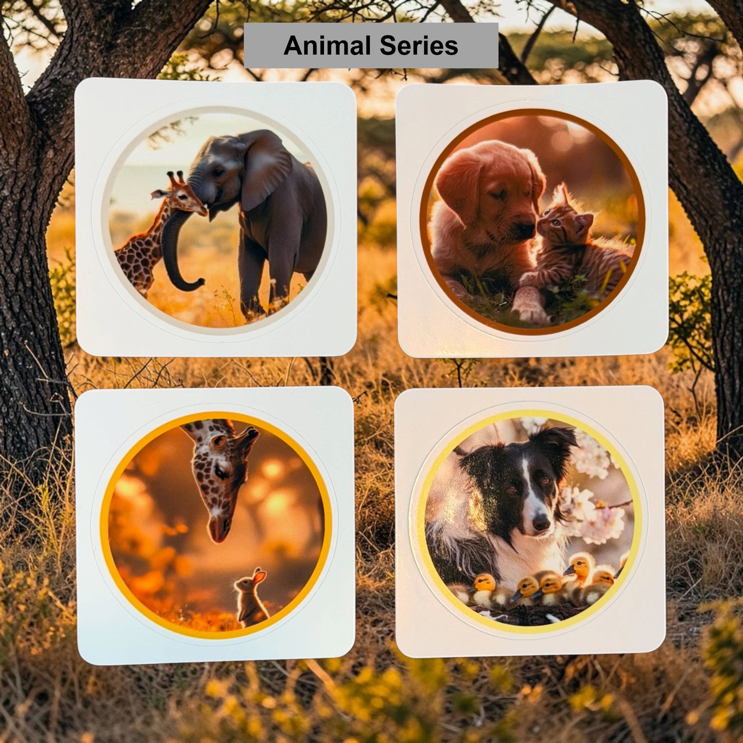 Greeting Card Companion Vinyl Sticker Set (Pk of 30)