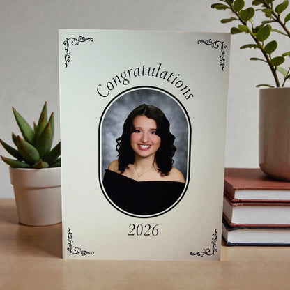 Senior Picture Graduation Greeting Card