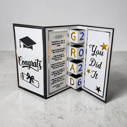Tri-Fold Graduation Greeting Card