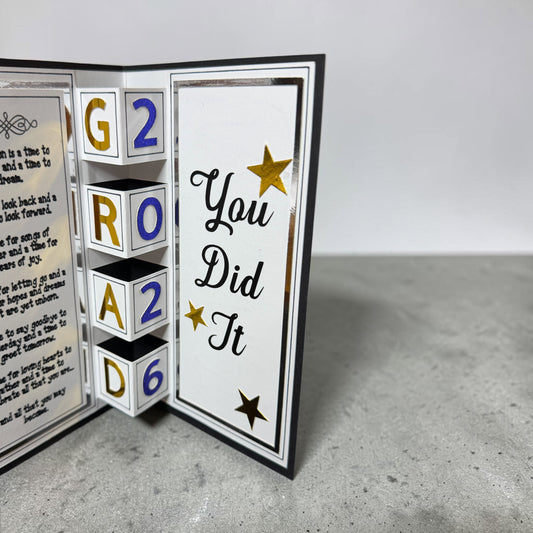 Tri-Fold Graduation Greeting Card