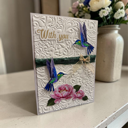 Hummingbird Anniversary Card (5x7)