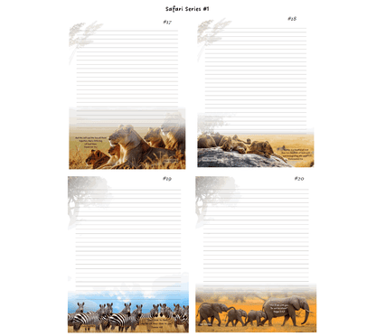 JW Borderless Letter Writing Stationery Set