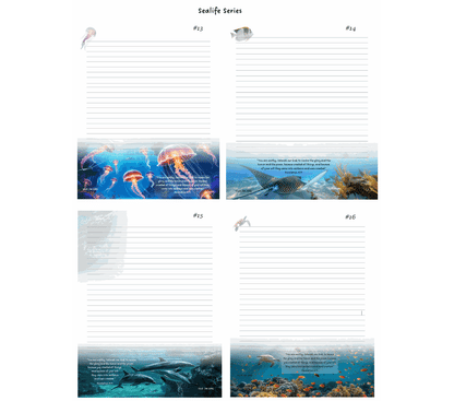 JW Borderless Letter Writing Stationery Set