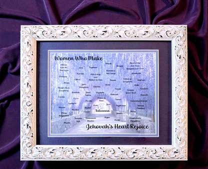 The Lydia Print (framed) with Card