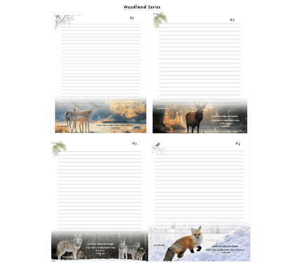 JW Borderless Letter Writing Stationery Set