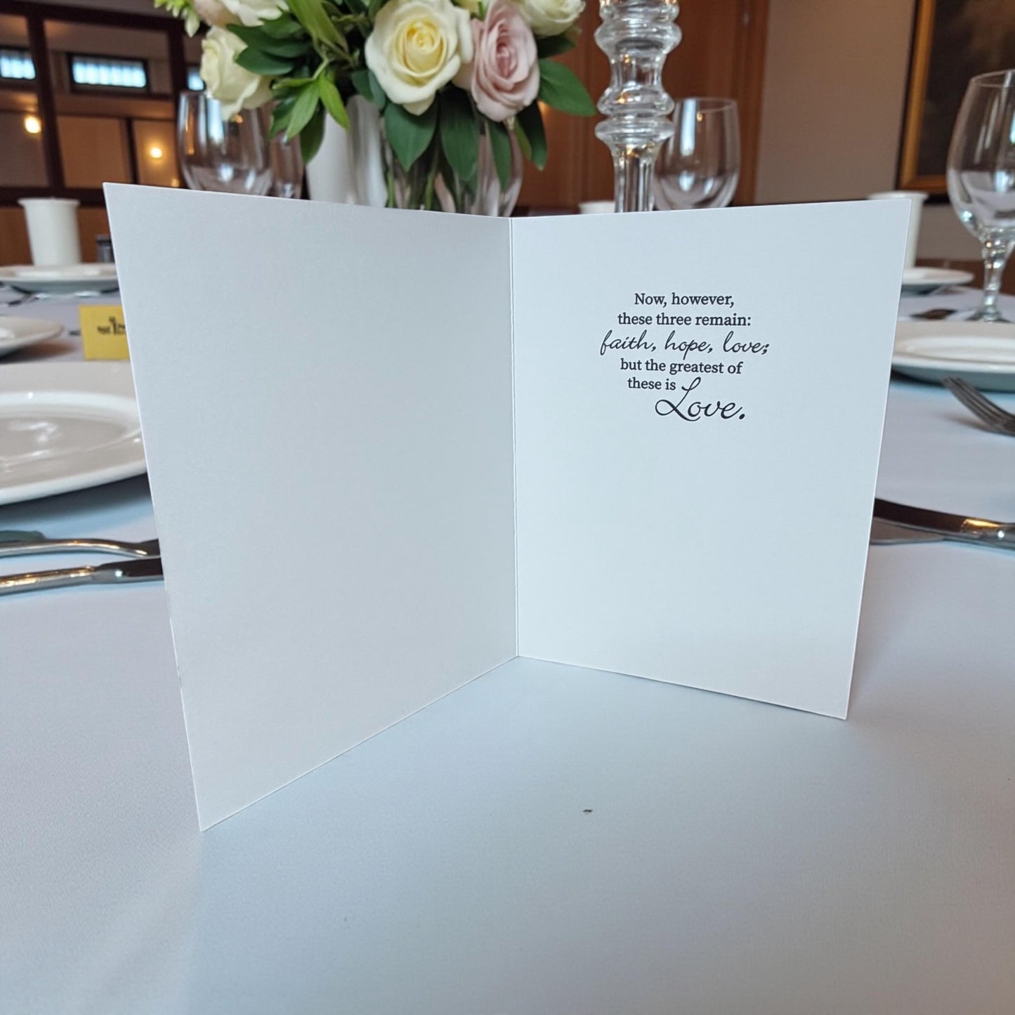 When Yes Means Forever Wedding Greeting Card (5x7)