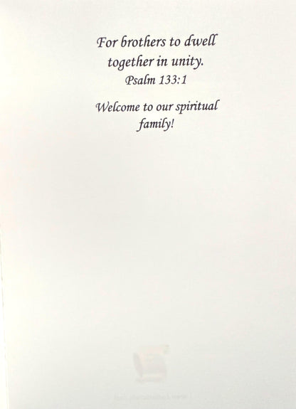 Welcome to our Congregation Greeting Card (5x7) Psalm 133:1