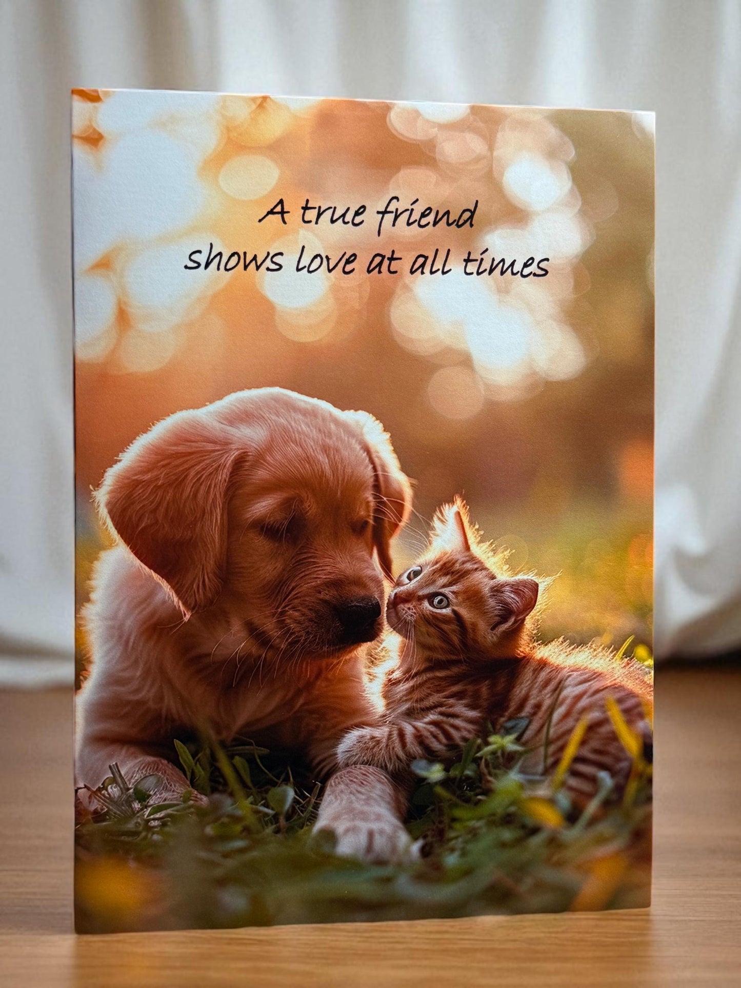 True Friend Greeting Card (5x7) Proverbs 17:17