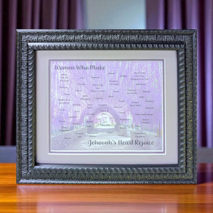 The Lydia Print (framed) with Card