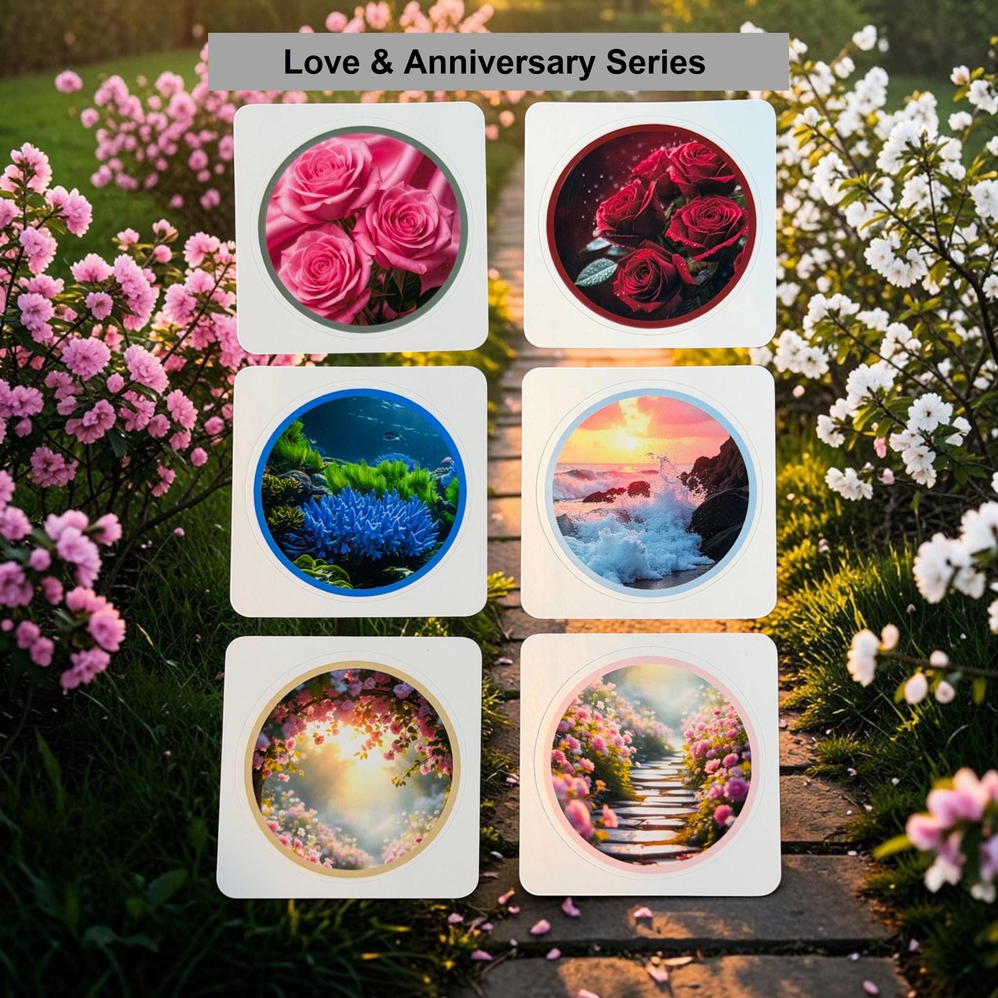 Greeting Card Companion Vinyl Sticker Set (Pk of 30)