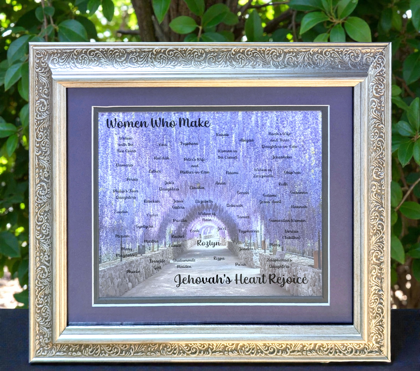 The Lydia Print (framed) with Card