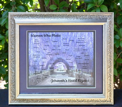 The Lydia Print (framed) with Card